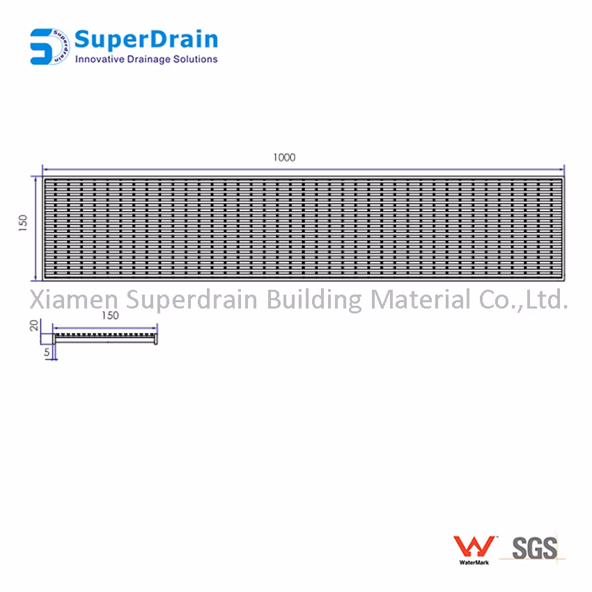 Manufacturer Customized Bathroom Shower Swimming Pool Stainless Steel Floor Drain