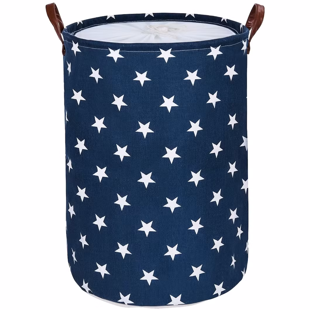 60L Slim Tall Thin Narrow Laundry Basket Removable Inner Bag Bamboo Handles Clothes Hamper Laundry Hamper with Lid
