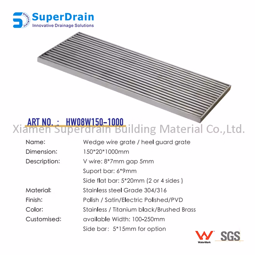 Manufacturer Customized Bathroom Shower Swimming Pool Stainless Steel Floor Drain