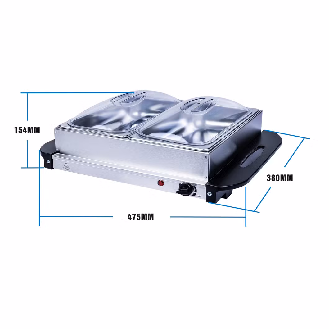 2021 High Quality Stainless Steel Food Warmer/Buffet Serving Soup Station
