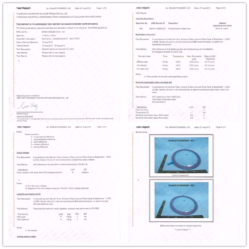 Silicone Rim Tempered Glass Lid for Cooking Pot