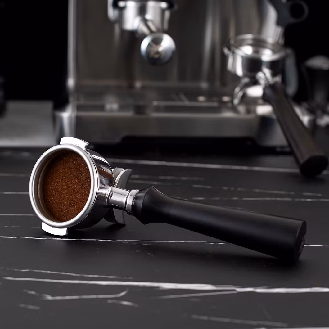 Single Handle Portafilter Coffee Machine Handle with Stainless Steel Basket Portafilter