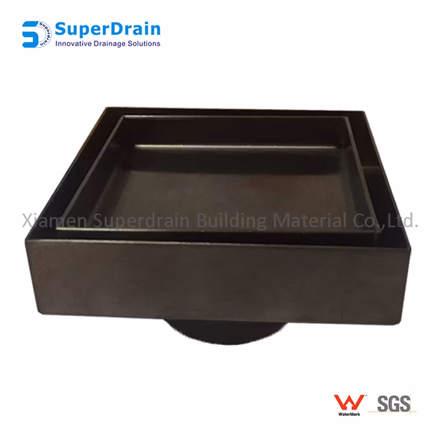 SUS Anti-Odor Floor Waste Grates Tile Insert Metal Floor Drain