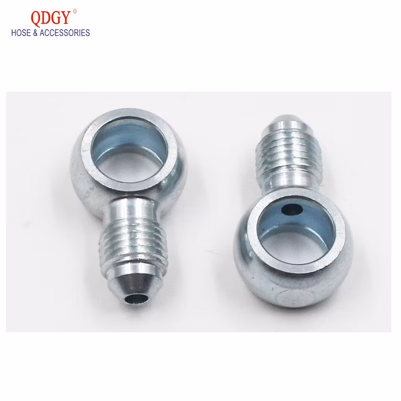 Auto Parts Customized An3 Stainless Steel Brake Hose Tube Pipe Line Assembly Automotive Hydraulic Adapter Connector Barb Fittings