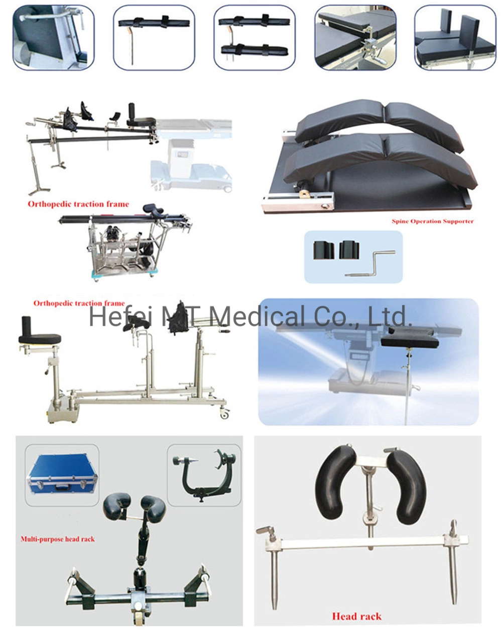 Mt Medical Multifunction Obstetric Orthopedic Gynecological Surgical Hydraulic Operation Theatre Manual Operating Table