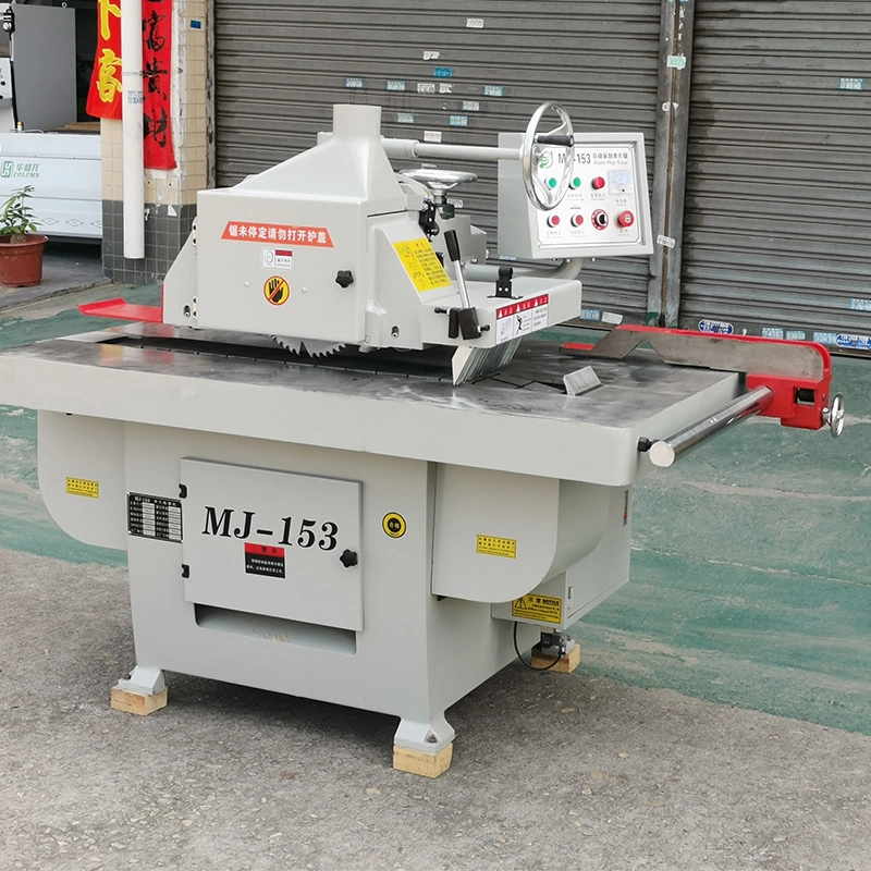 Mj153 Automatic Sizing Rip Saw Wood Laser Cutting Machine