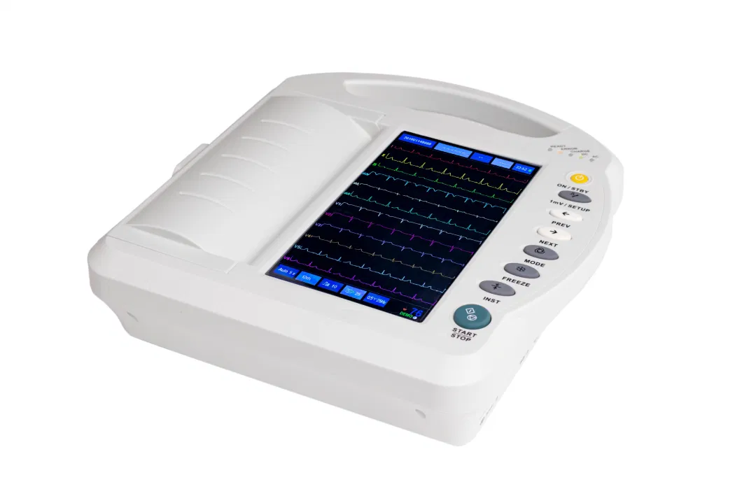 Customized 12-Leads 12 Channel ECG Machine ECG with CE&FDA