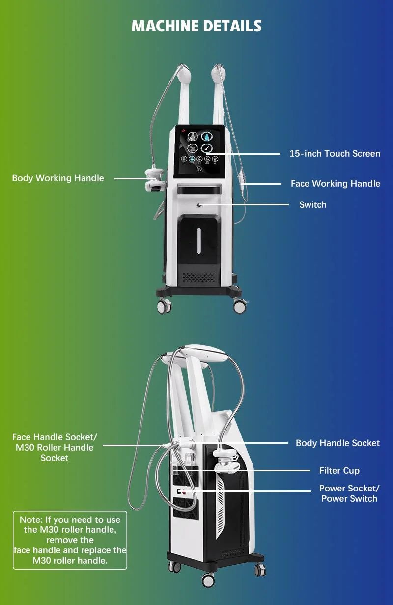 Vacuum Roller Cellulite Reduction Body Slimming Massage Machine