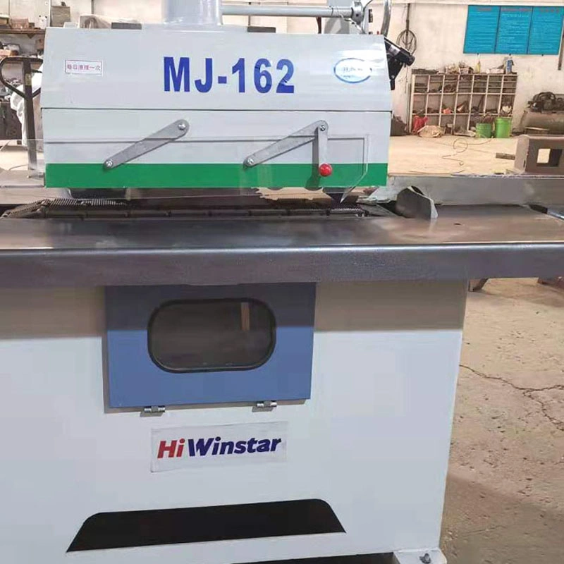 Mj162 Wood Working Automatic Feeding High Precision Straight Line Rip Saw Machine Single Rip Saw