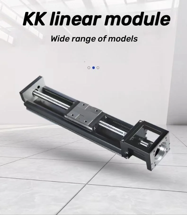 Double Linear Rail Slide Ball Screw Linear Motion Module 1680mm Effective Length