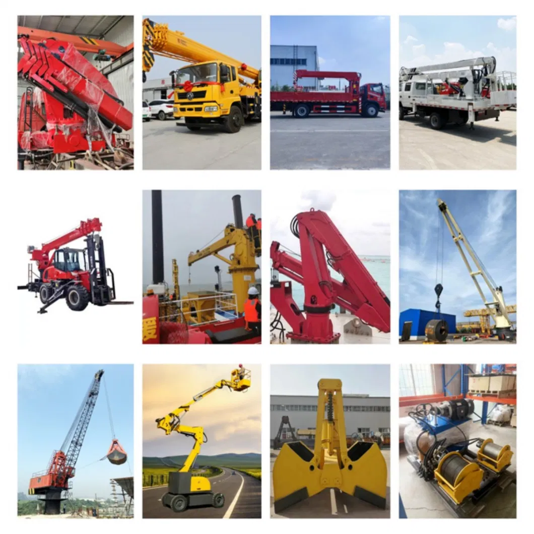 Top Sale in UAE 5t 6.3t 8t 10t Straight Boom Truck Mounted Crane Trade