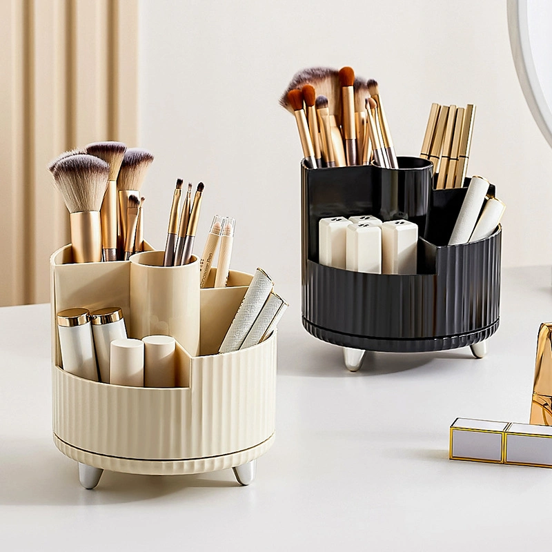 Cosmetic Storage Box Rotating Pen Holder Dressing Table