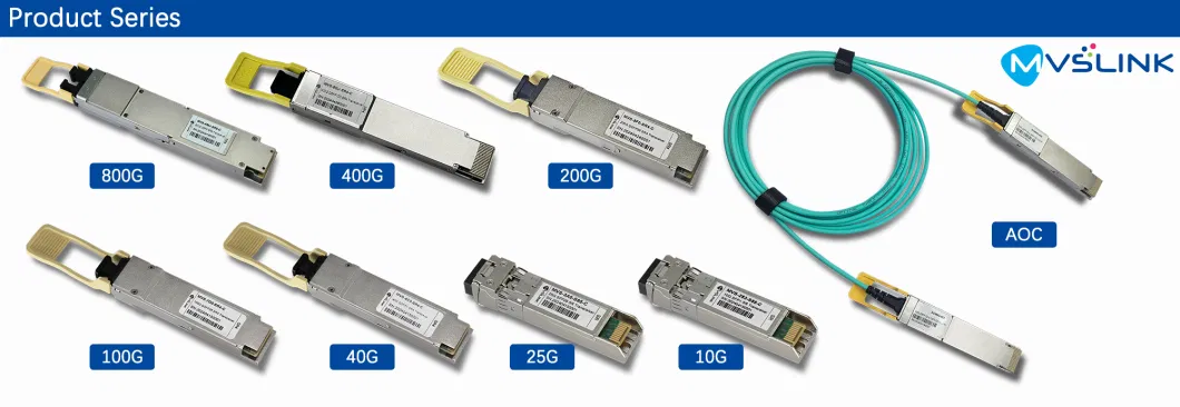 Compatible 100gbps Qsfp28 Short Reach 4 (SR4) Multi-Fiber Push-on/off (MTP/MPO) Connector Optical Transceiver Module with 100-Meter Transmission Distance