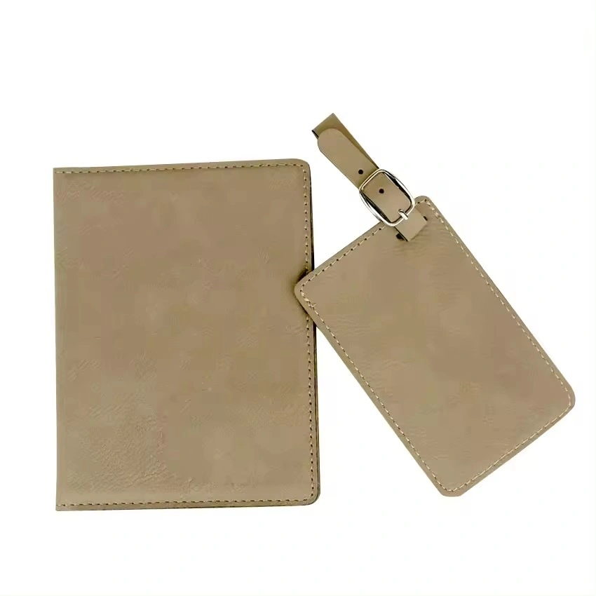 Promotional Custom Logo PU Leather Travel Accessory Personalized Passport Holder