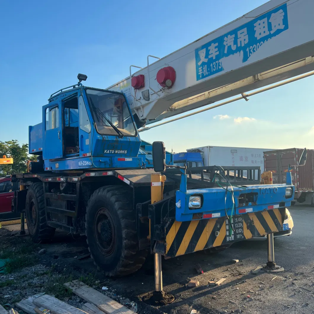 Second-Hand Japanese Imported Katoo Kr25h-Iiil 25-Ton 50ton Truck Crane, Used Mmilitary Truck Cranes Tadanoo Xcmgg Truck Crane for Sale