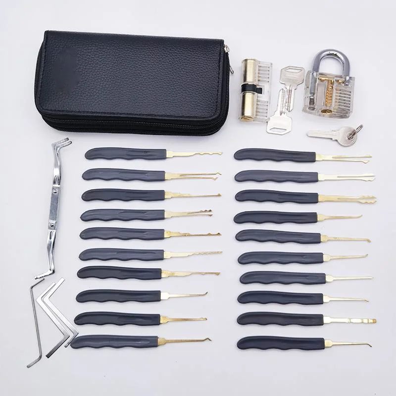 24 Piece Unlocking Fire Rescue Locksmith Tools Set