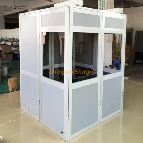 Dragonstage Portable Soundproof Interpreter Booth for Conference System Simultaneous Translation Interpretation Equipment