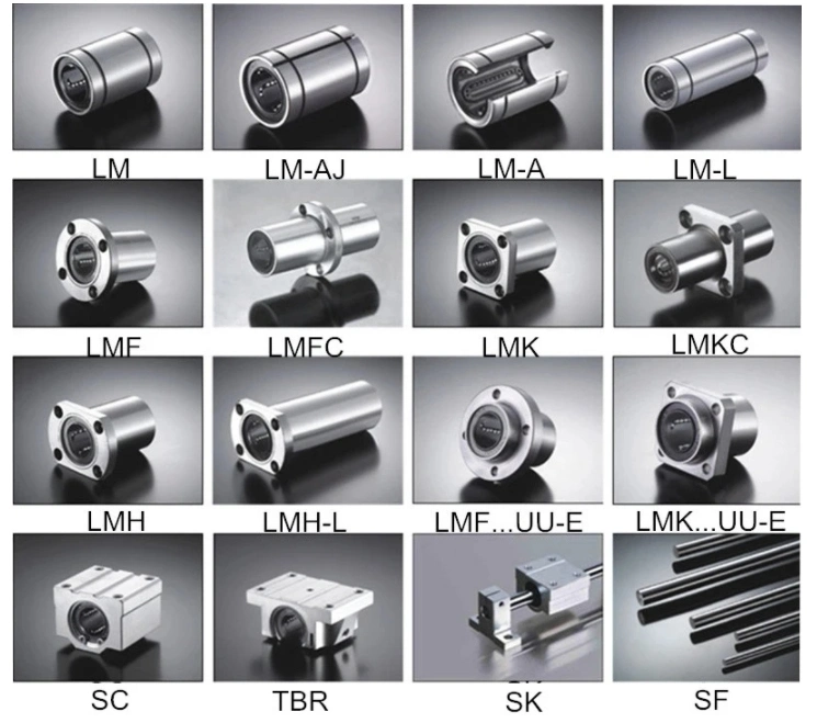 Linear Guide Motion Slide Ball Bearing Manufacturer 1688 Kh Lm Lme Series for CNC Parts Electronic Equipment