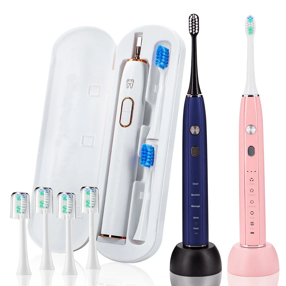 Adult Automatic Whitening Rechargeable Customized Prevent Sanitizer Sonic Electric Toothbrush