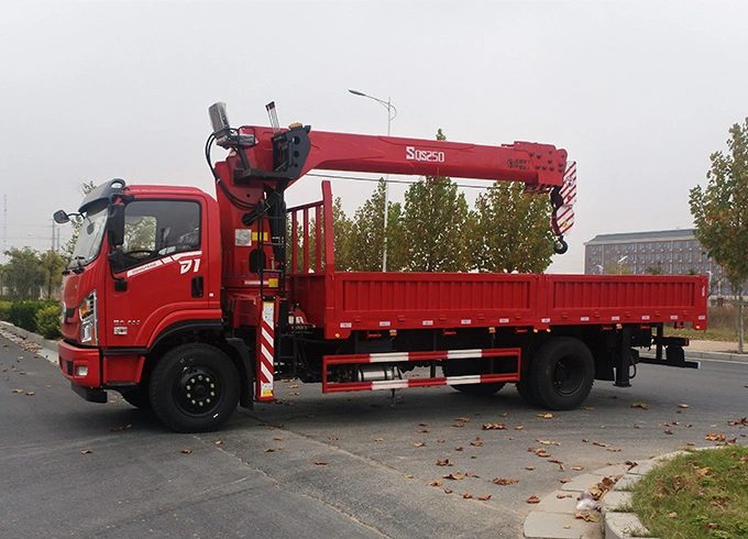 High Quality Manufacturer 10t 10ton Telescopic Arm Stiff Boom Lift Truck Crane