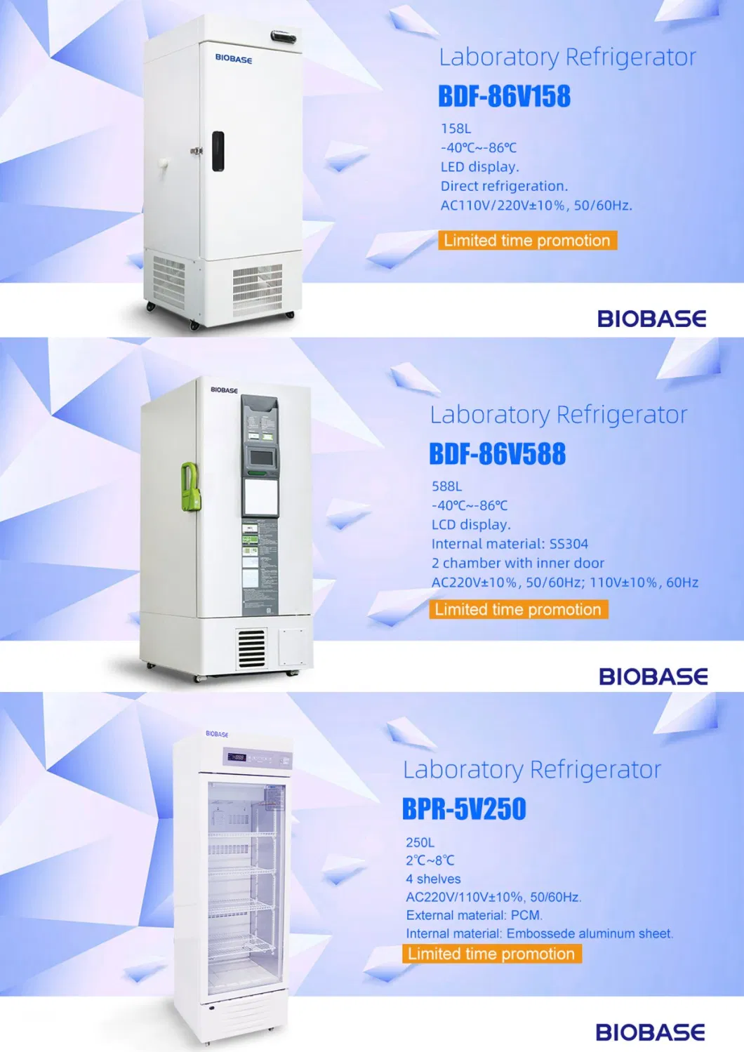 Biobase Vertical Autoclave 100 Liter Bkq-B100II Retort Steam Autoclave Sterilizer for Canning