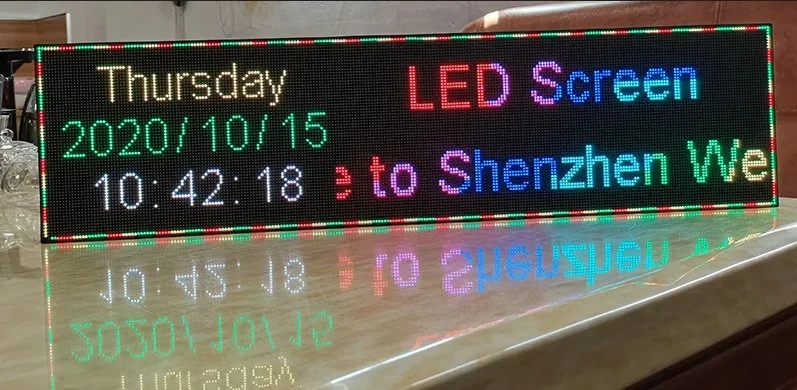 LED Signboard Screen Ads Panel LED Programmable Shop Moving Scrolling Message Display Board P2.5 LED Sign Board Display