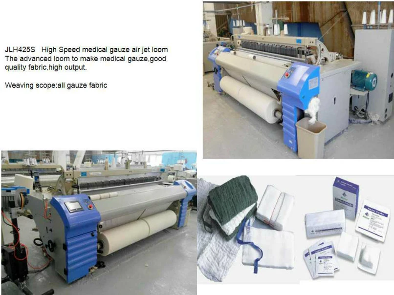 Medical Gauze Rolling Warping Bleaching Machine Whole Production Line