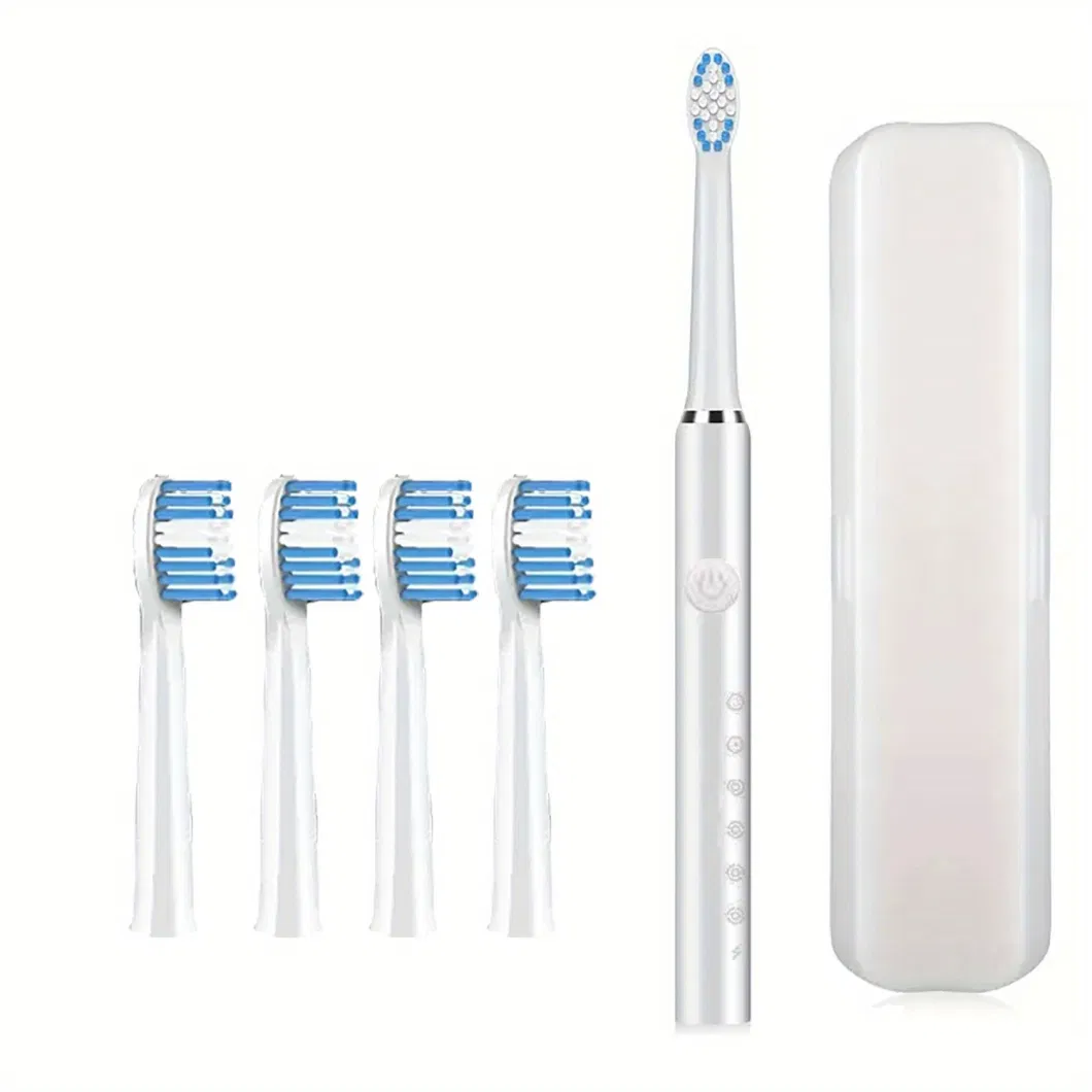 Rechargeable 2 Minute Smart Timer Automatic Silicone Electric Toothbrush