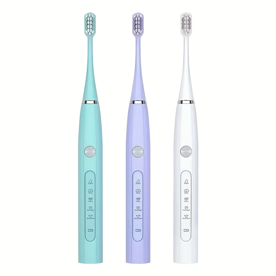 Rechargeable Waterproof USB Charging Automatic Silicone Electric Toothbrush