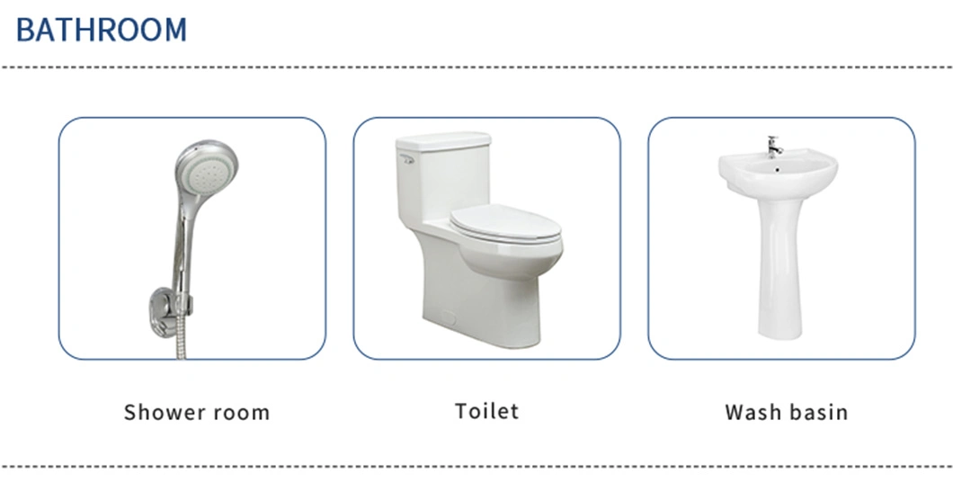 Low Cost Prefab Container Prefabricated House Portable Toilet Hire for Building Site