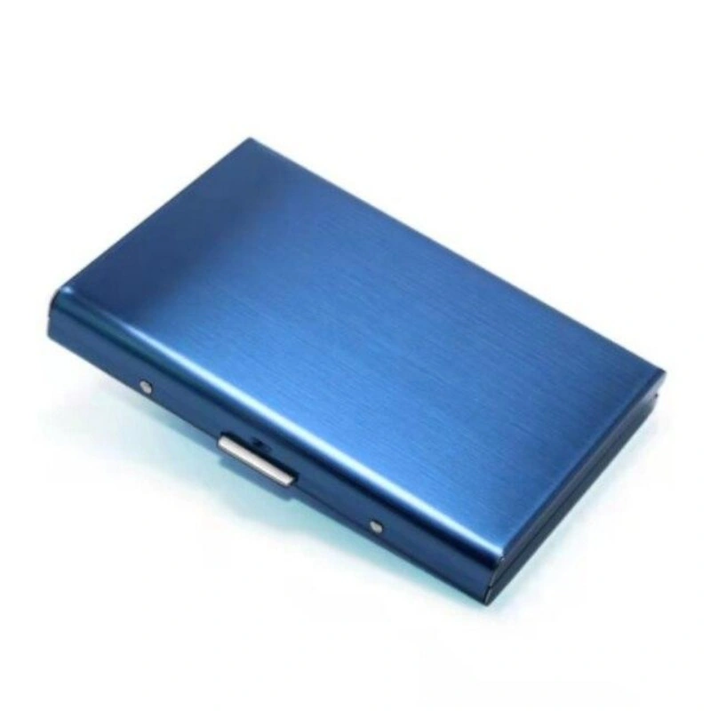 Promotional Fashion Aluminum Antimagnetic Card Holder Women Men Metal Business Card Holders