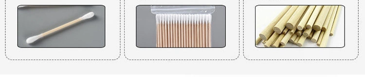 Large Round Box Double-Ended Kapok Sticks Disposable Household Cosmetic Makeup Removal 500 Cotton Swabs