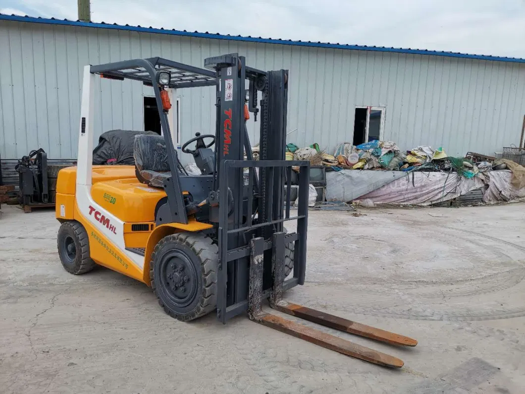 Used Pallet Truck Japanese Forklift Tcm Forklifts 3ton Articulating Diesel Forklift