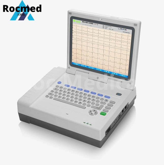 12 Channels Cardiology Twelve EKG Machine, Hospital Digital ECG EKG Electrocardiograph