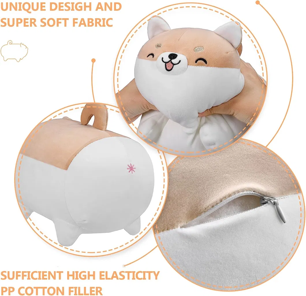 Anime Toys Corgi Kawaii Dog Soft Pillow Stuffed Animal Shiba Plush Toy