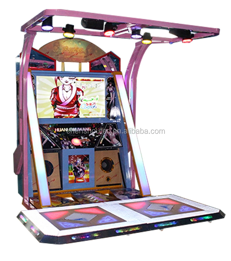 Amusement Pump It up Dance Dancing Arcade Video Game Machine