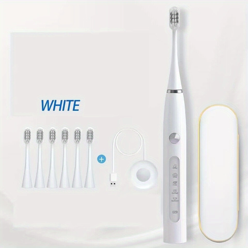 Rechargeable Waterproof USB Charging Automatic Silicone Electric Toothbrush