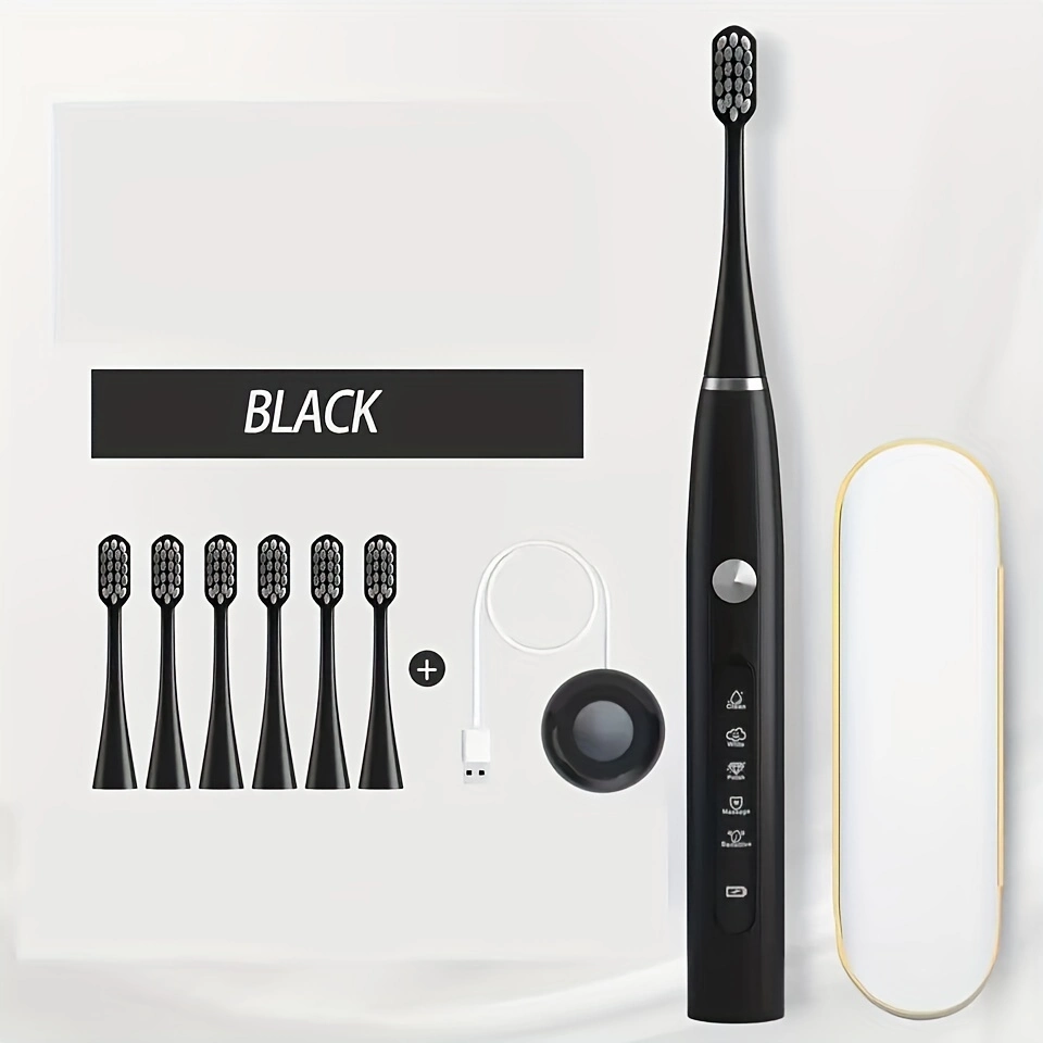 Rechargeable Waterproof USB Charging Automatic Silicone Electric Toothbrush