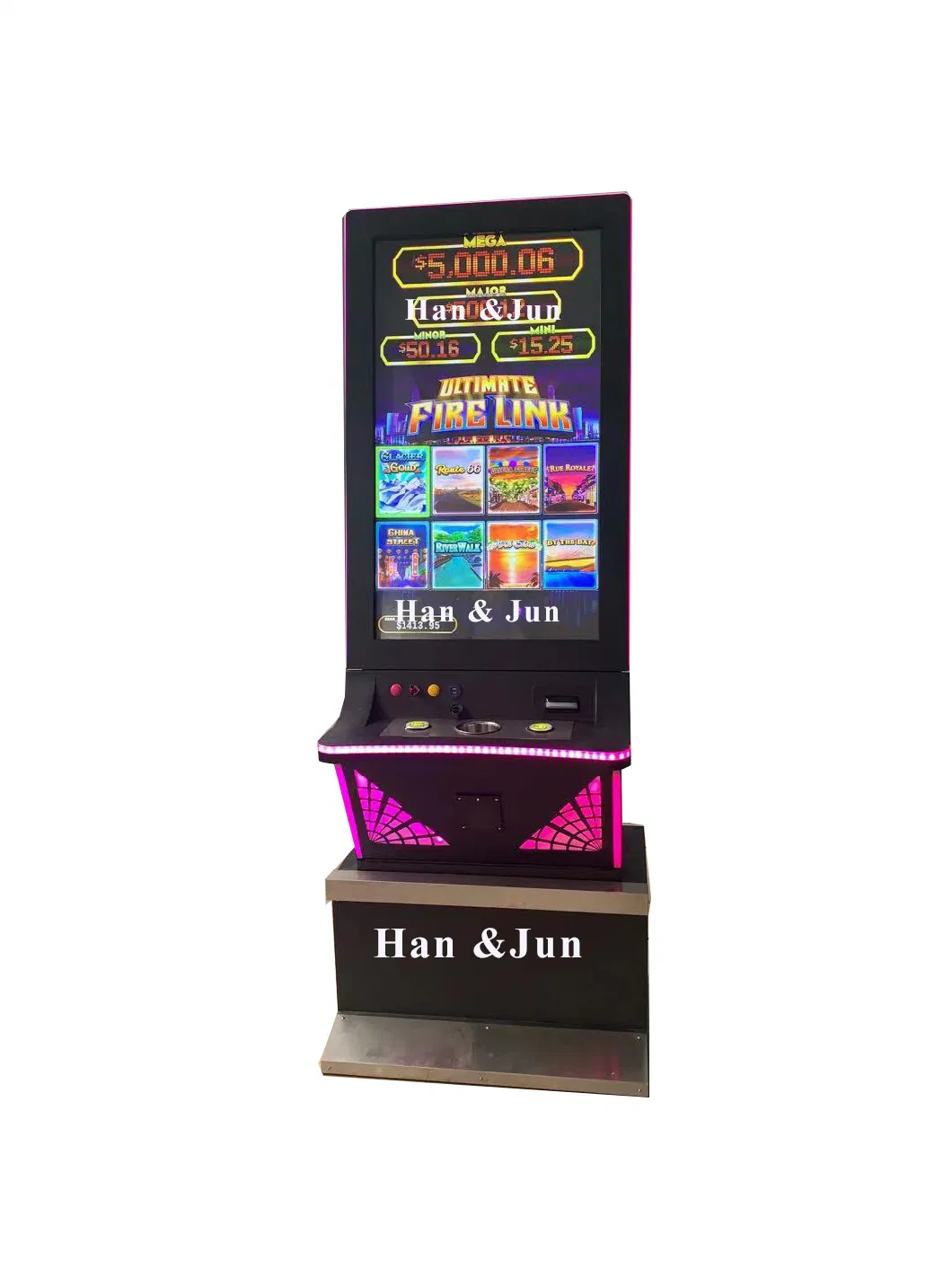 Customized Multi- Game Fire Link 8 in 1 Casino Video Game Machine Cabinet