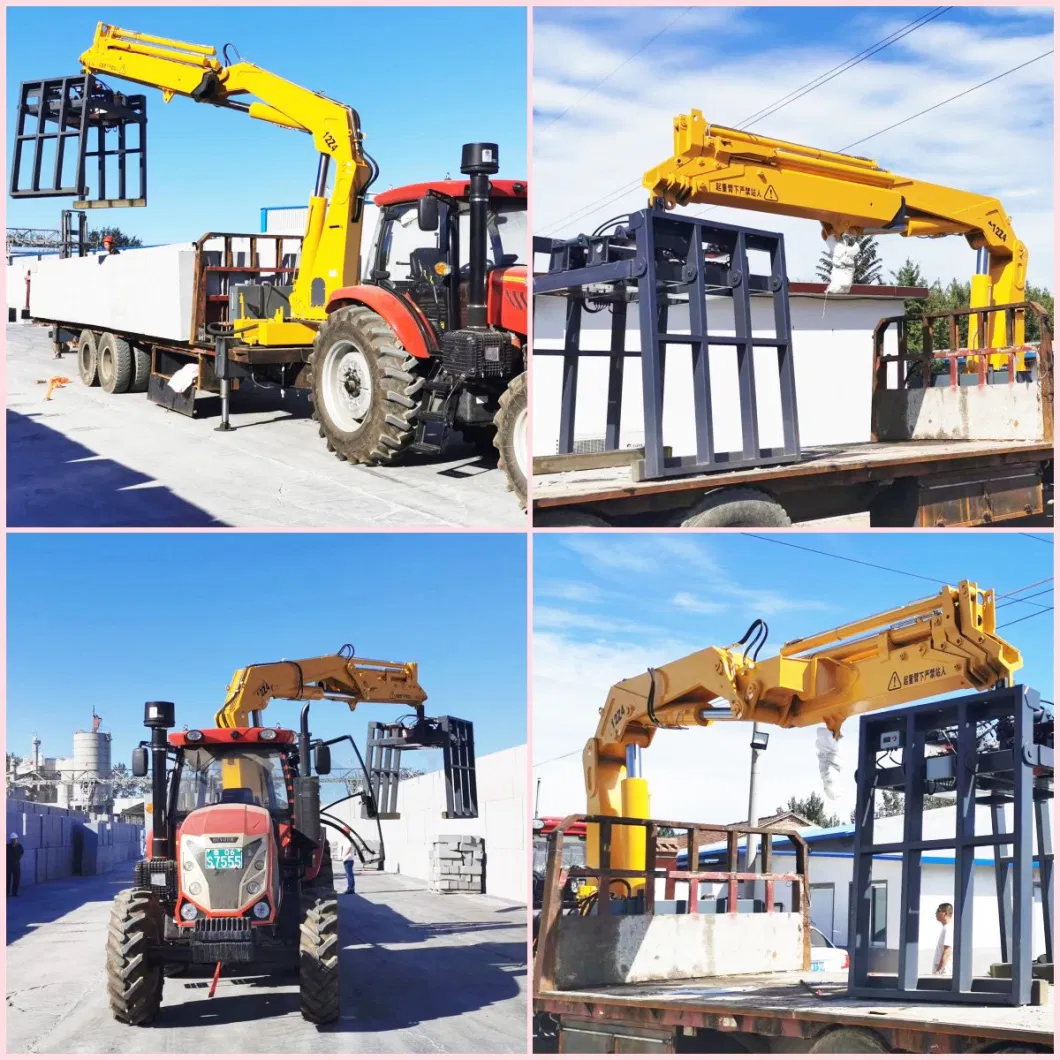 Factory Direct Sale 3.2tons 4tons 5tons Folding Hdyraulic Boom Truck Mounted Crane with Remote Control