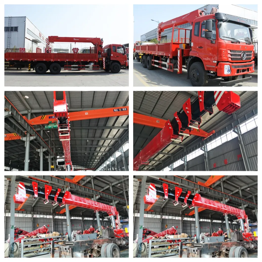 Good Price Quality Telescopic Arm 12ton 120000kg 12t Lorry Crane for Sale