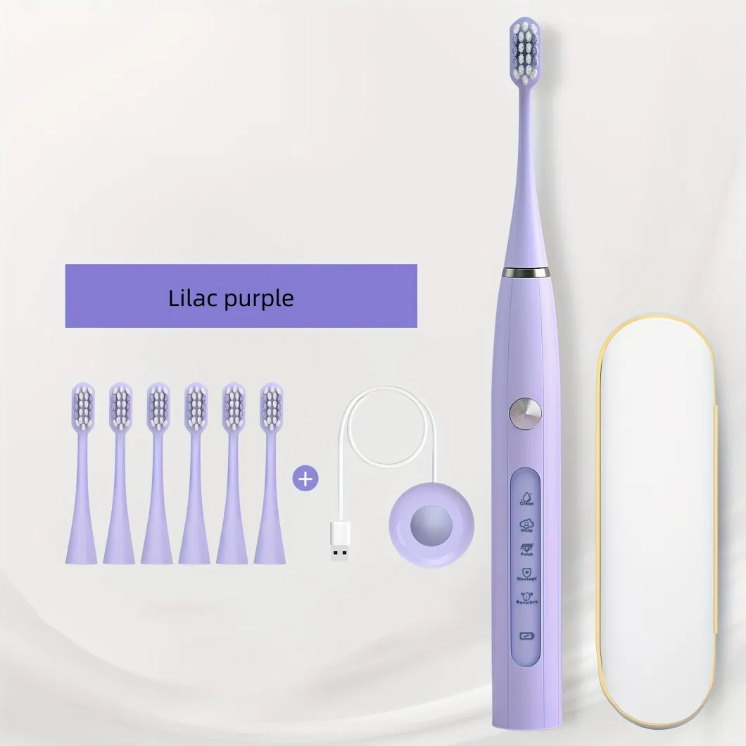 Rechargeable Waterproof USB Charging Automatic Silicone Electric Toothbrush