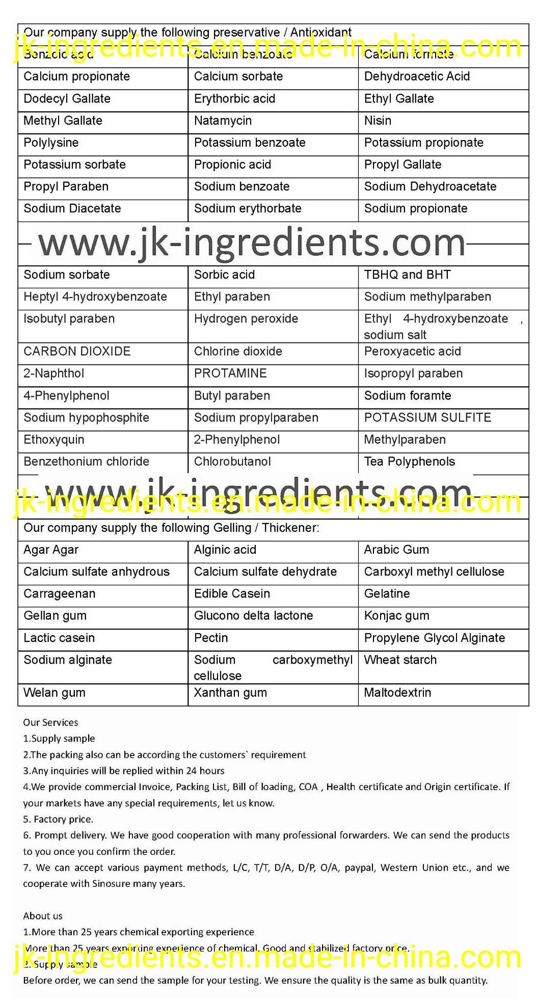 Agar Agar CAS No. 9002-18-0