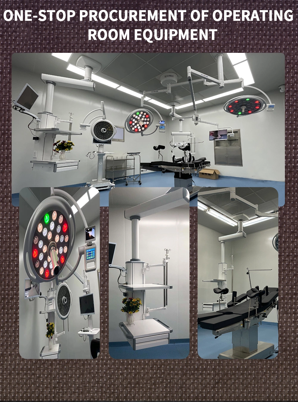 Medical Equipments Multifunctional Electric Hydraulic Surgical Operating Room Table