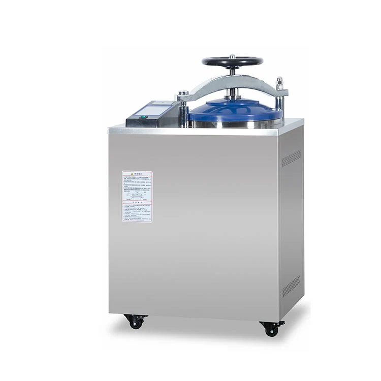 100L Professional Equipment for Hospital Touch Screen Display Vertical Steam Sterilizer