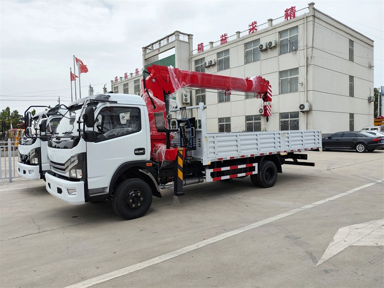 Popular in Russia Telescopic Arm 6300kg Truck Mounted Crane