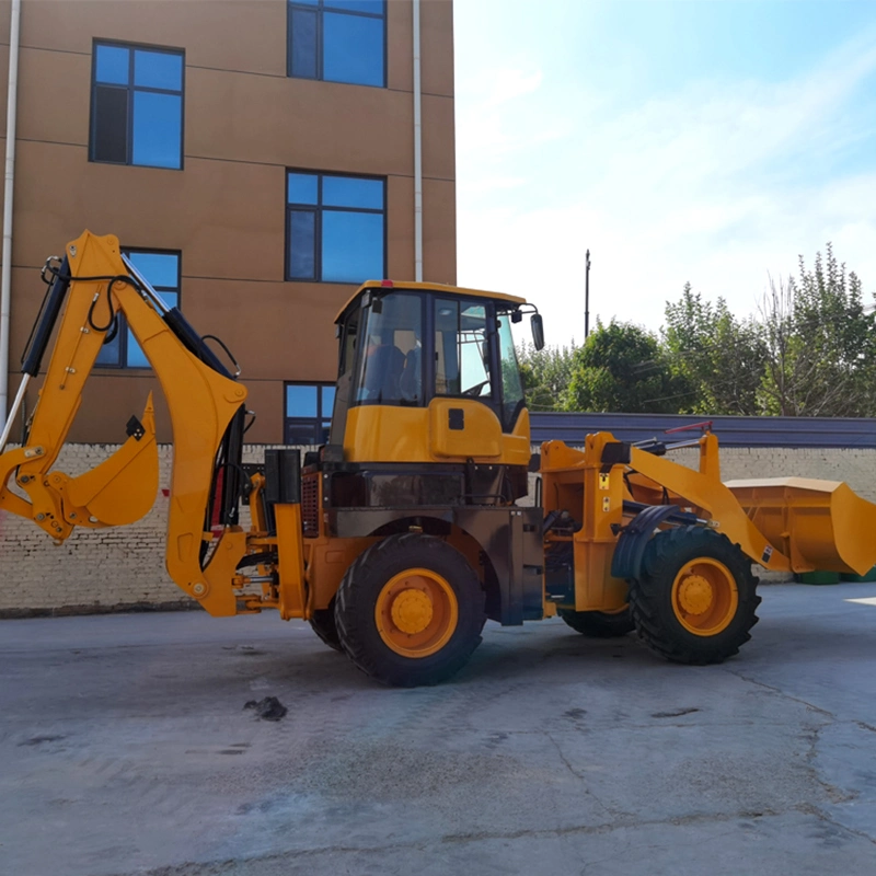 Factory Supply Directly China Brand 6 Ton 8ton Hydraulic Backhoe Loader Mini Wheel Loader Digger for Sale