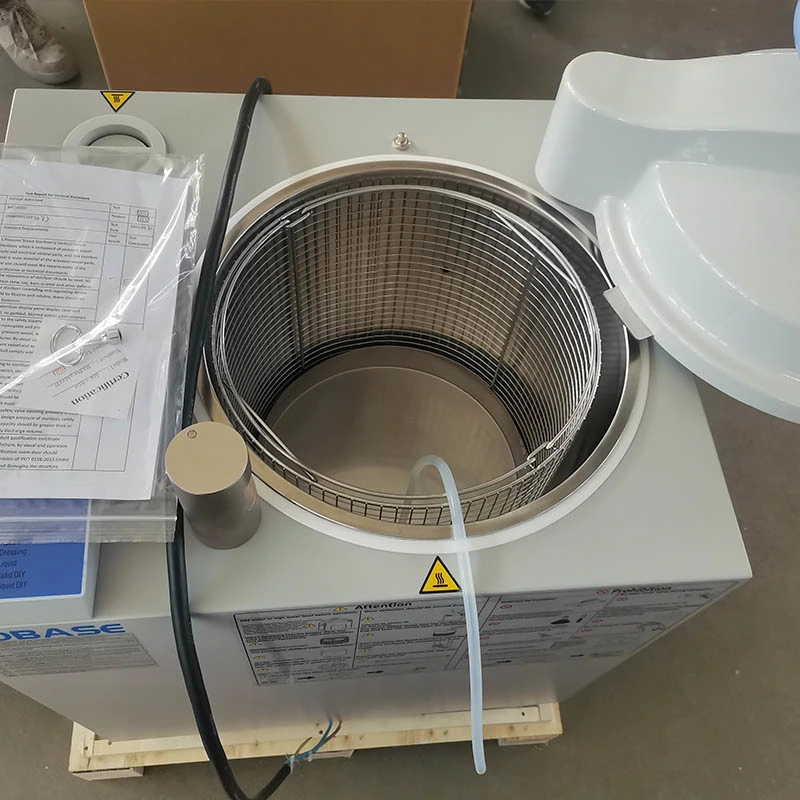 Biobase Lab Hospital Handwheel Vertical Autoclave Sterilizer