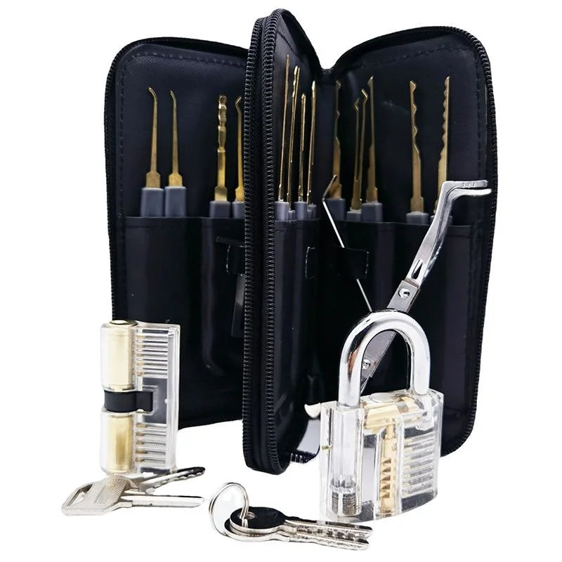 24 Piece Unlocking Fire Rescue Locksmith Tools Set