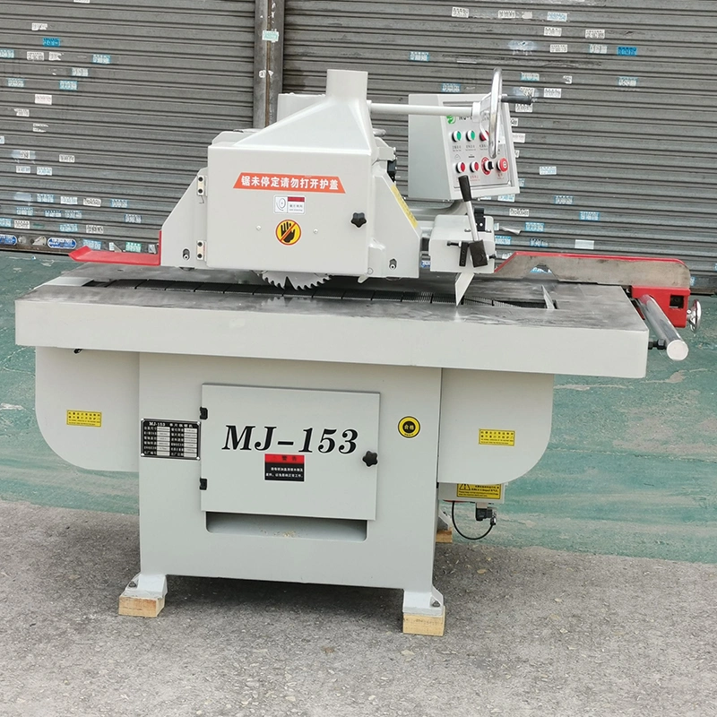 Mj153 Wood Cutting Machine Straight Line Single Rip Saw